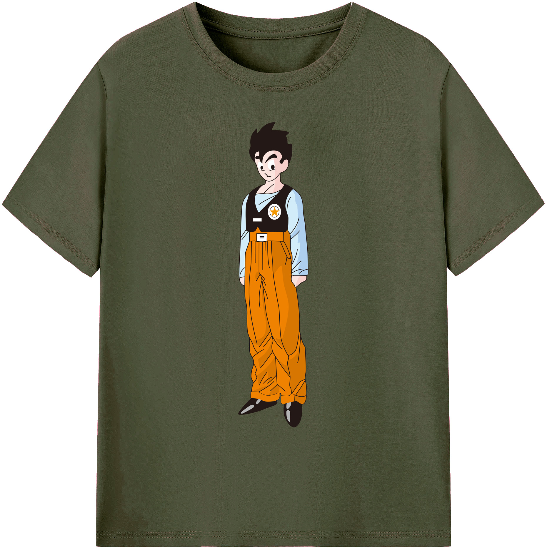 （画像用） ドラゴンボール DRAGON BALL 綿100％ メンズ半袖Tシャツ｜肌触りやわらか＆通気性